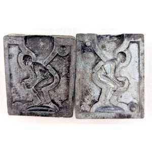 A. C. Gilbert Kaster Lead Mold Sports Football Backfield Man